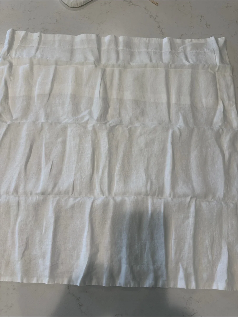 Restoration Hardware White Linen Pillow Sham  29x 29